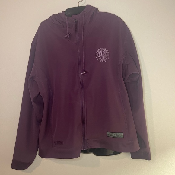 Plum Alaska Railroad Zip up Hoodie - Picture 5 of 10